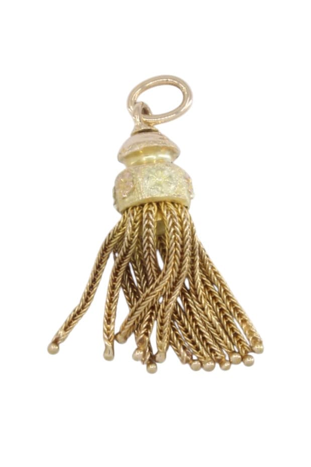 PENDENTIF POMPON ANCIEN 2 ORS — vue 3
