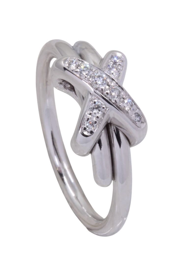 BAGUE CHAUMET JEUX DE LIENS DIAMANTS — vue 4
