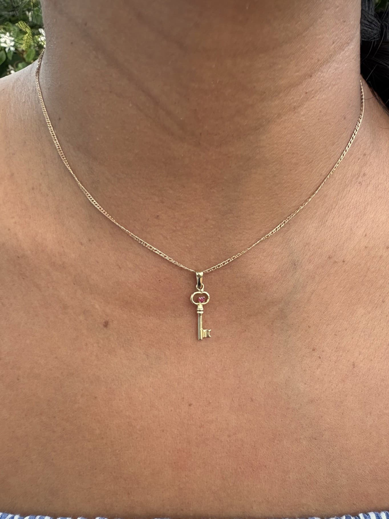 PENDENTIF CLÉ RUBIS — vue 2