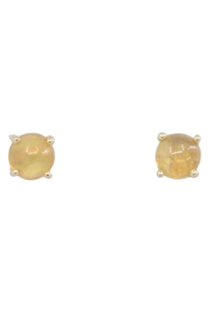 BOUCLES D'OREILLES CLOUS OPALE — vue 1