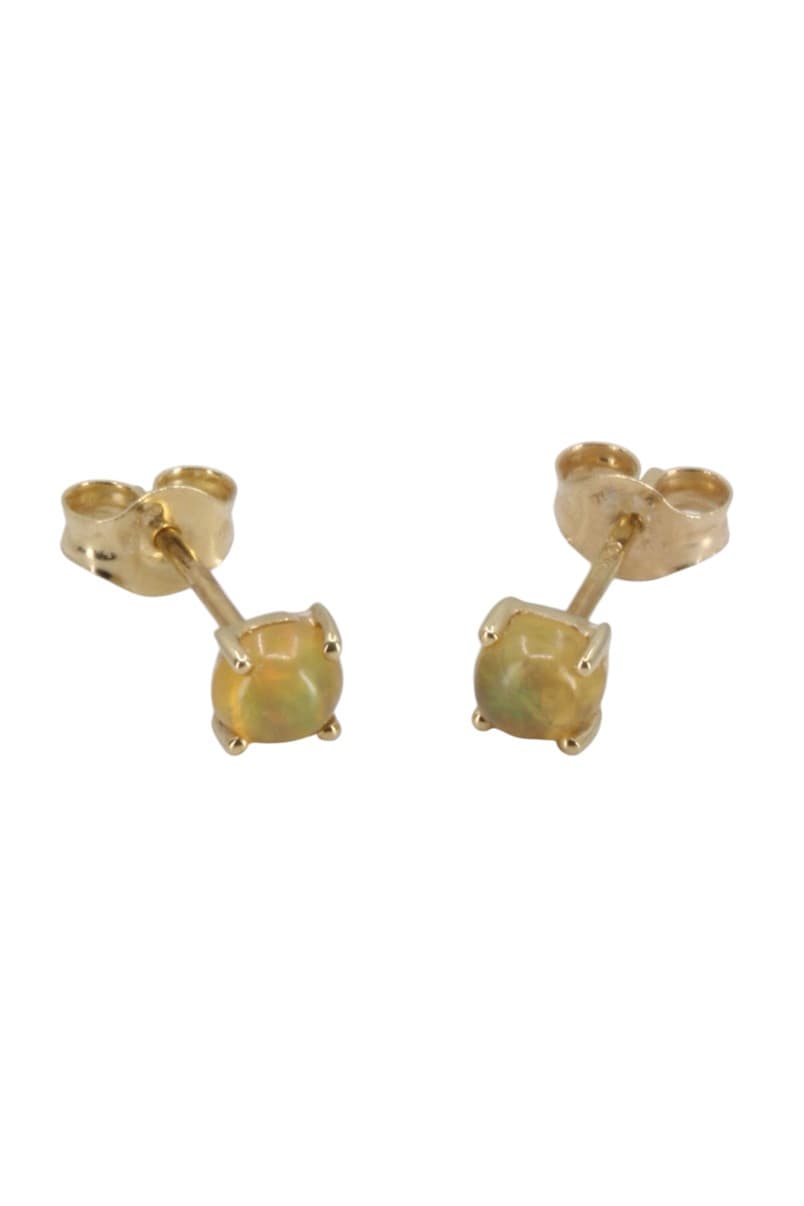 BOUCLES D'OREILLES CLOUS OPALE — vue 3