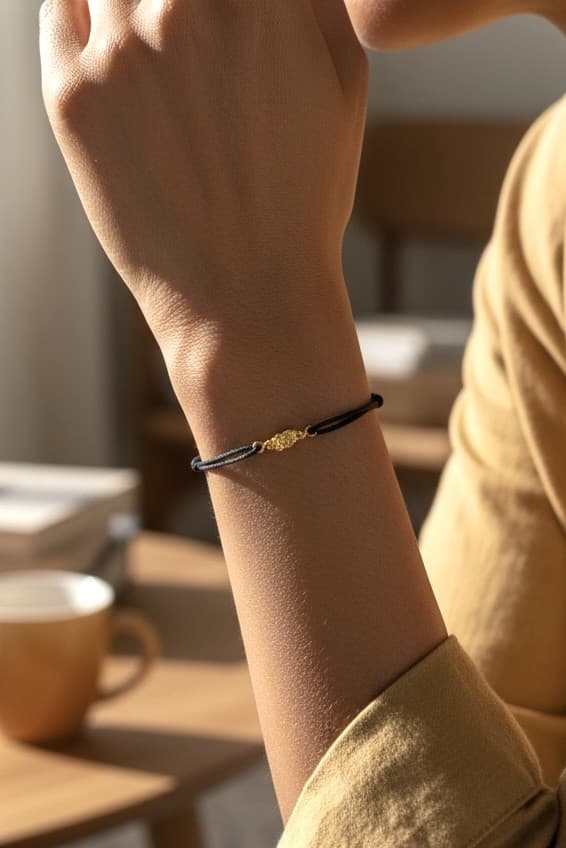 BRACELET CORDON PÉPITE — vue 2