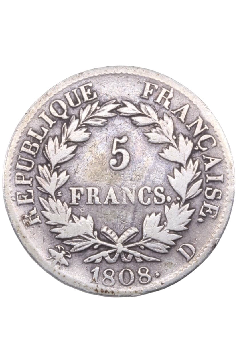 5 FRANCS NAPOLEON 1er — vue 2