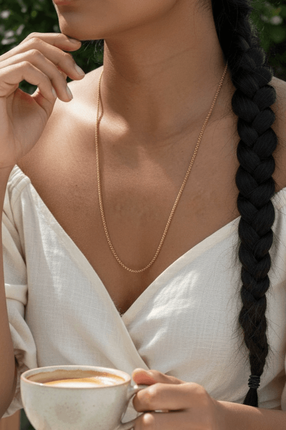 CHAINE MAILLE JASERON DOUBLÉE — vue 2