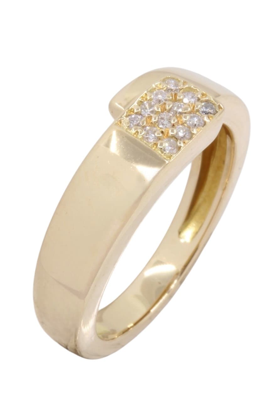 BAGUE GUY LAROCHE CEINTURE PAVAGE — vue 3
