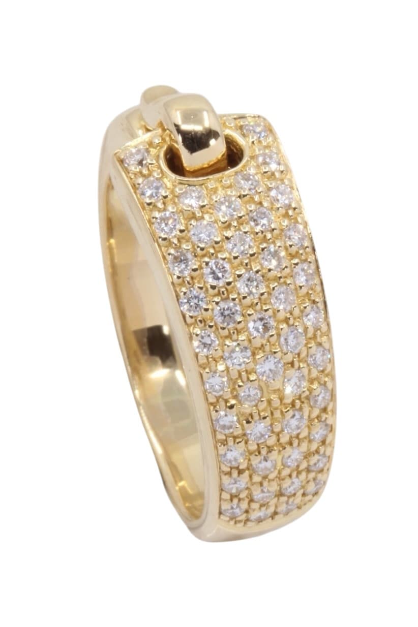 BAGUE GUY LAROCHE CEINTURE PAVAGE — vue 4