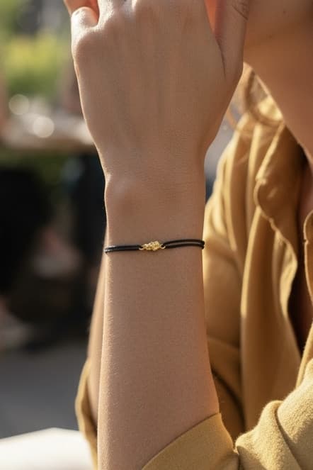 BRACELET CORDON PÉPITE — vue 2
