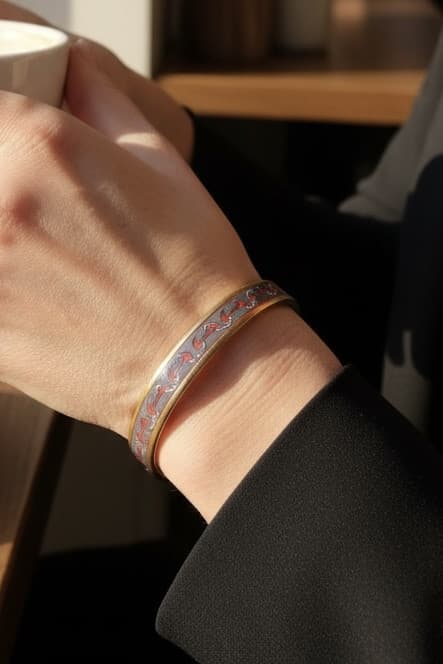 BRACELET HERMES EMAIL FIN VINTAGE — vue 2