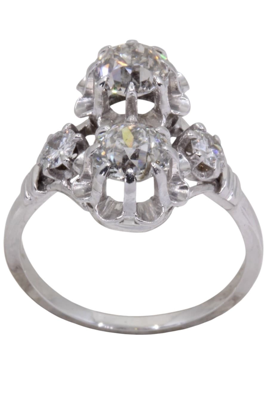 BAGUE ART-NOUVEAU DIAMANTS