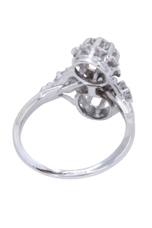 BAGUE ART-NOUVEAU DIAMANTS — vue 6