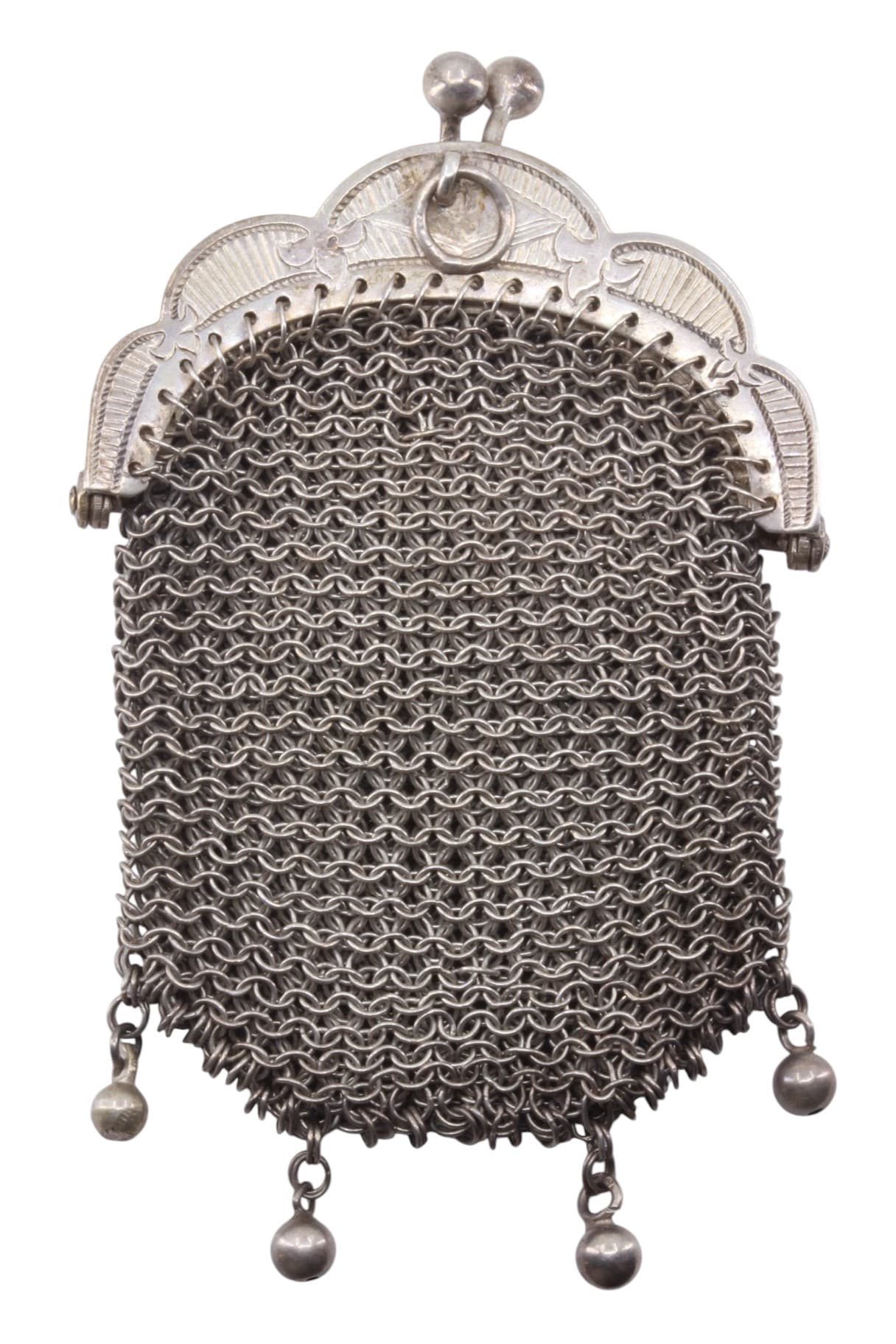 PORTE MONNAIE ANCIEN ARGENT