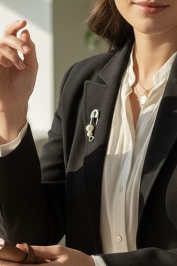 BROCHE APM MONACO EINGLE A NOURRICE — vue 2