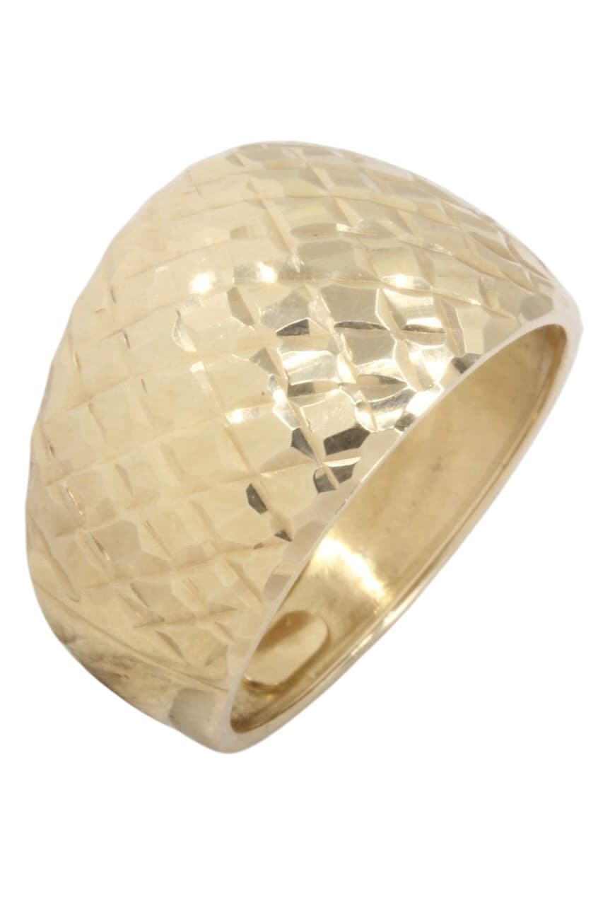BAGUE JONC MATELASSÉE — vue 3