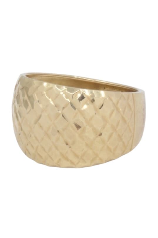 BAGUE JONC MATELASSÉE — vue 5