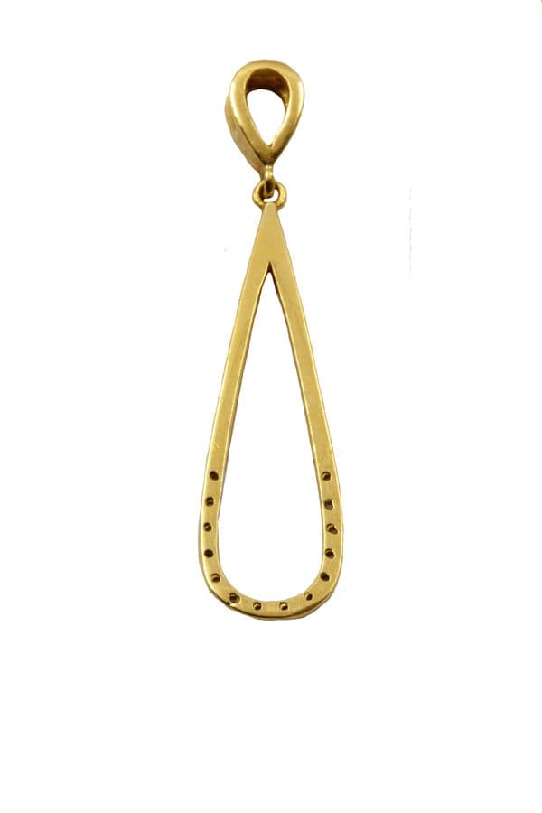 PENDENTIF MODERNE DIAMANTS — vue 2