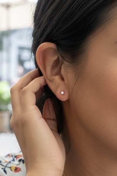 CLOUS DIAMANTS MODERNES — vue 2