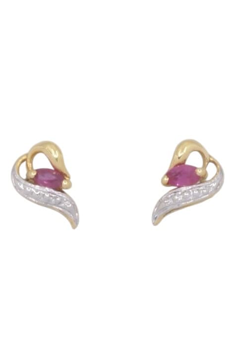 BOUCLES D'OREILLES 2ORS SPINELLES — vue 1