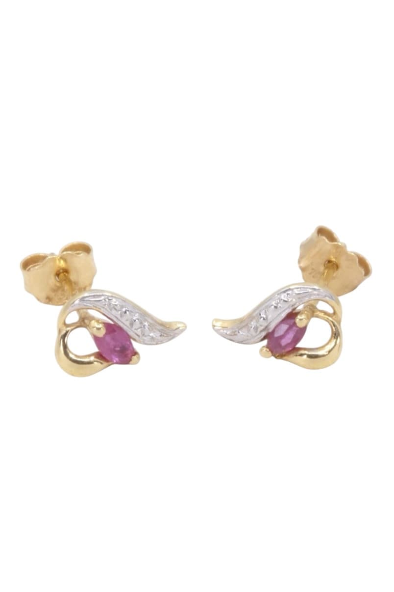 BOUCLES D'OREILLES 2ORS SPINELLES — vue 3