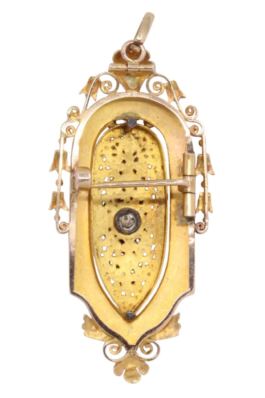 PENDENTIF BROCHE NAPOLÉON III — vue 3