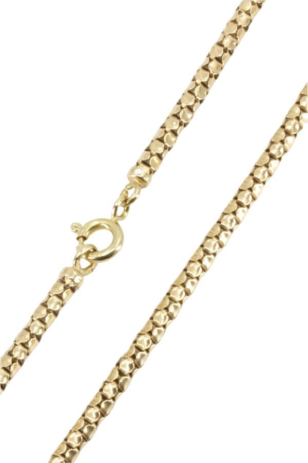 COLLIER MAILLE RONDE FANTAISIE — vue 3