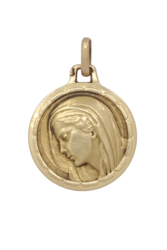 MEDAILLE VIERGE SIGNEE CONTAUX