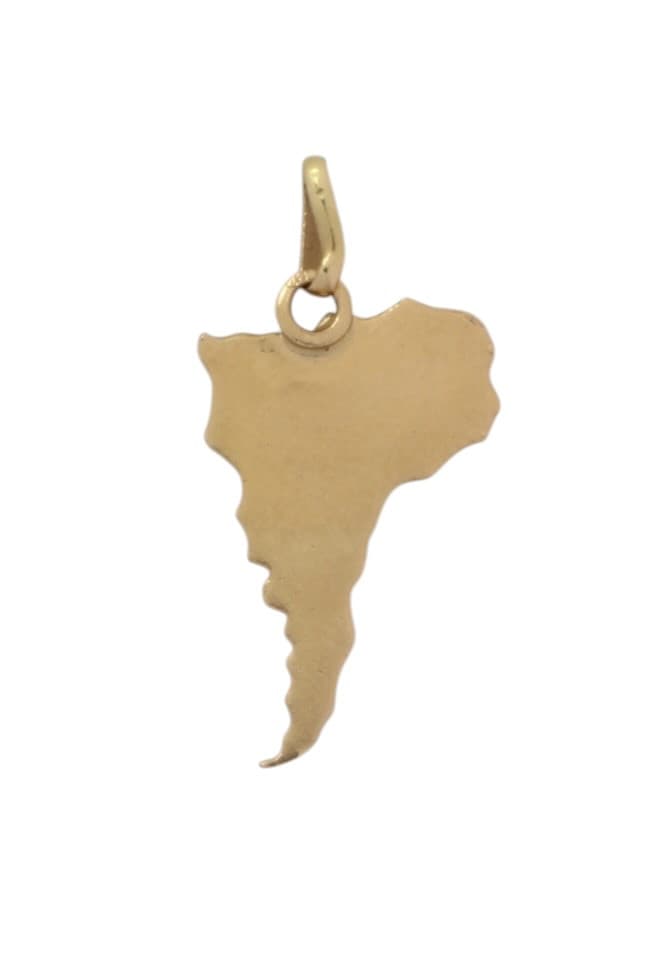 PENDENTIF CARTE AMÉRIQUE DU SUD — vue 3
