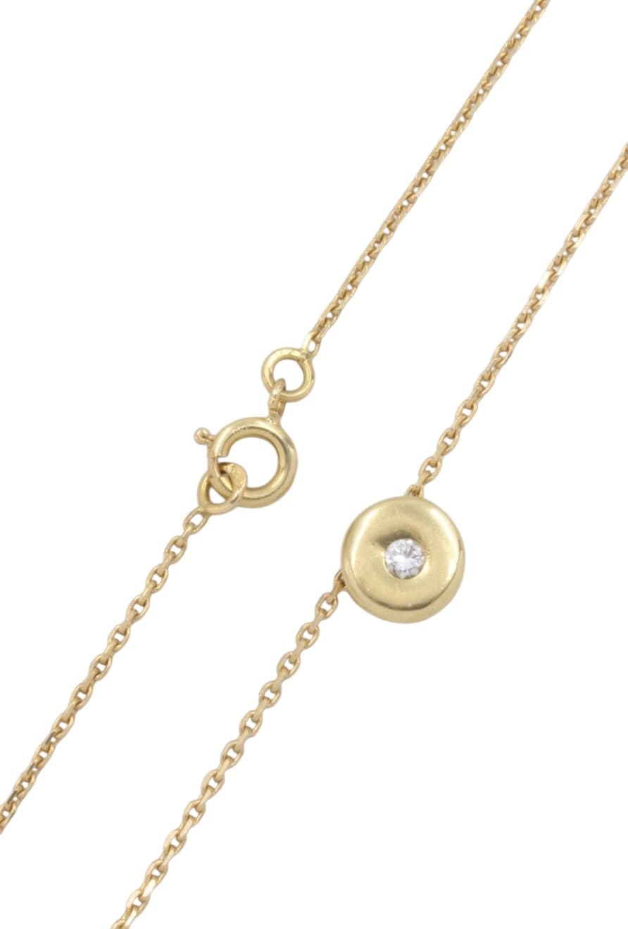 COLLIER DIAMANT SOLITAIRE — vue 3