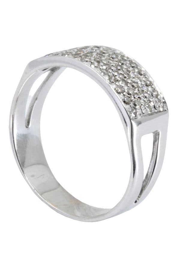 BAGUE PAVAGE DIAMANTS — vue 5