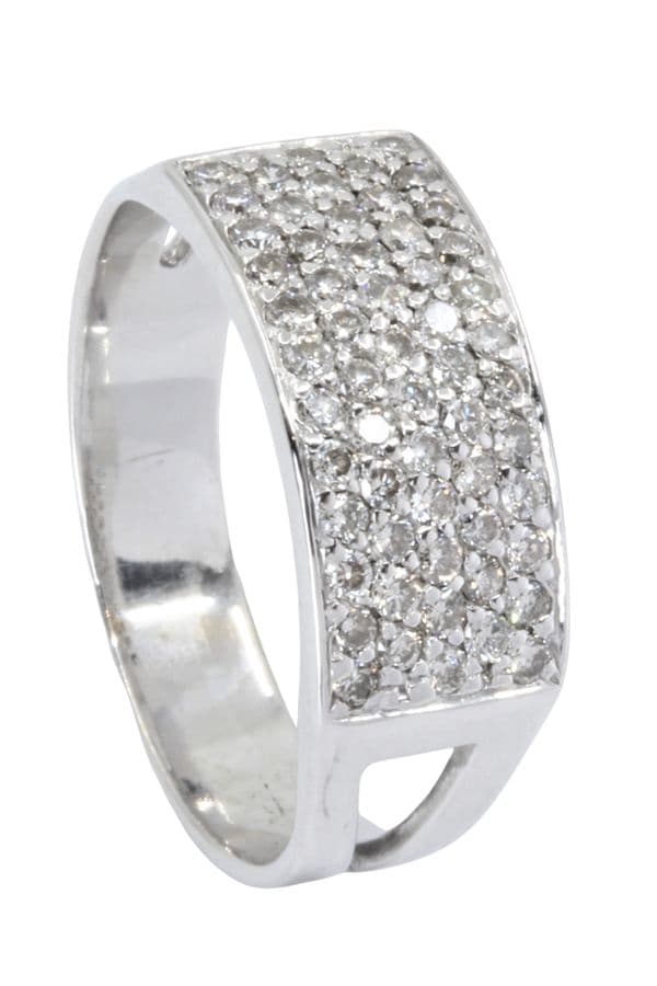 BAGUE PAVAGE DIAMANTS — vue 6