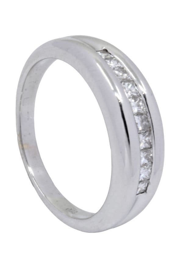 BAGUE MODERNE DIAMANTS — vue 5