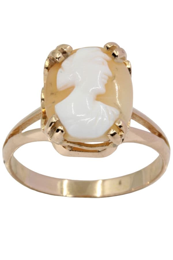 BAGUE CAMÉE ANCIENNE — vue 1