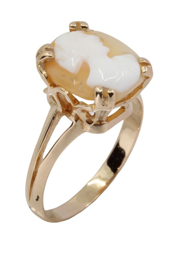 BAGUE CAMÉE ANCIENNE — vue 3