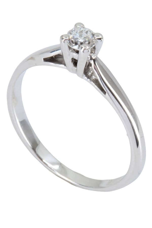 SOLITAIRE DIAMANT 0.13 CARAT — vue 4
