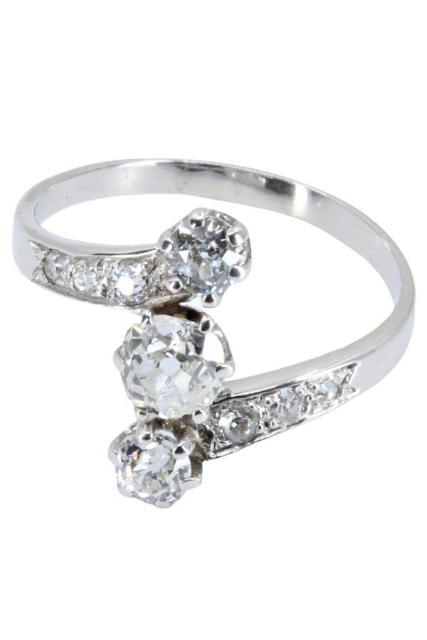 BAGUE ANCIENNE ART-DECO — vue 3