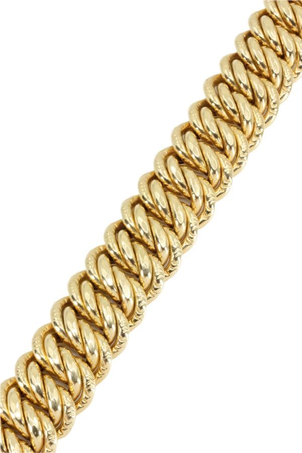 BRACELET MAILLE AMÉRICAINE — vue 3