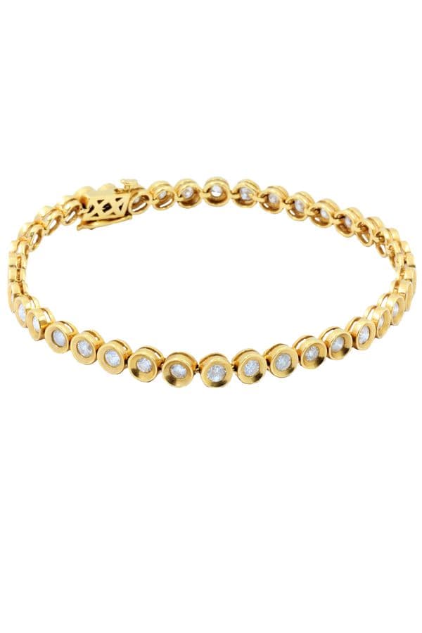 BRACELET LIGNE DIAMANTS — vue 1