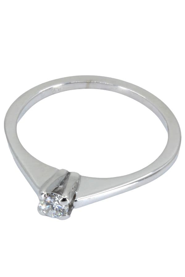 SOLITAIRE DIAMANT 0.12 CARAT — vue 3