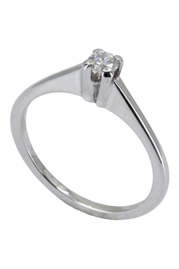 SOLITAIRE DIAMANT 0.12 CARAT — vue 4