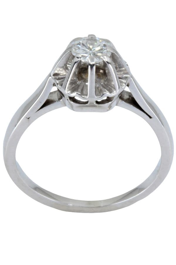 SOLITAIRE ANCIEN DIAMANT 0.25 CARAT — vue 1