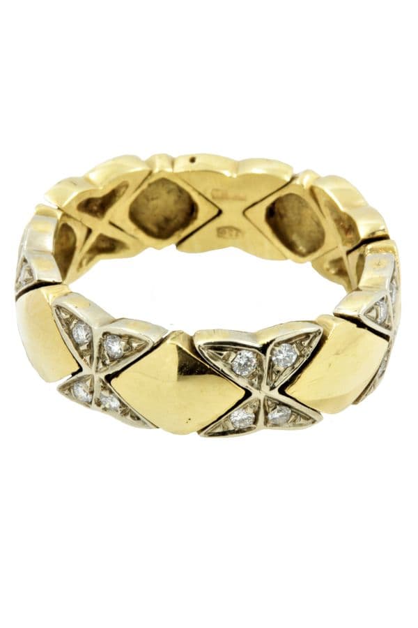 BAGUE ARTICULÉE DIAMANTS — vue 1