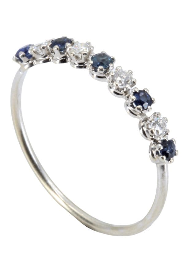 DEMI ALLIANCE SAPHIRS ET DIAMANTS — vue 5