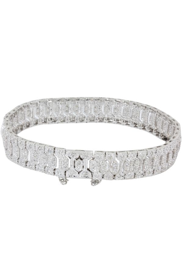 BRACELET ARTICULÉ DIAMANTS — vue 1