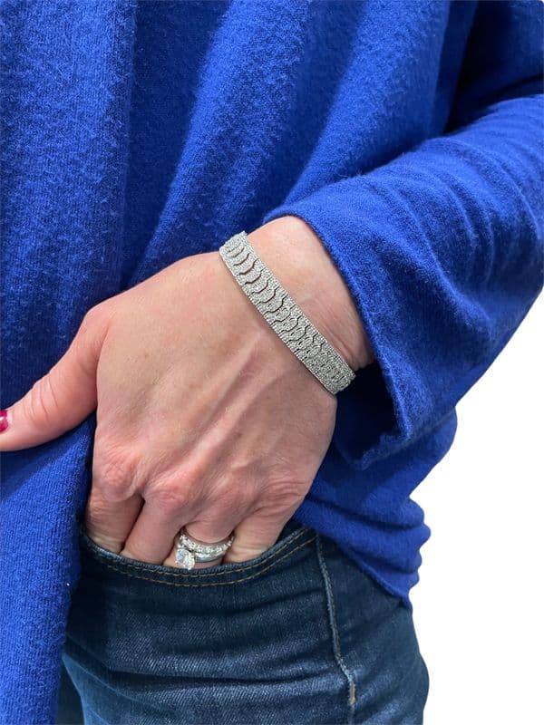 BRACELET ARTICULÉ DIAMANTS — vue 2
