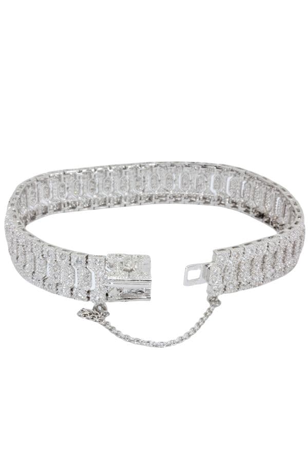 BRACELET ARTICULÉ DIAMANTS — vue 3