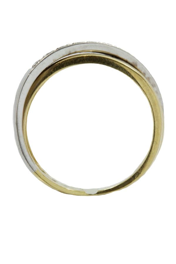BAGUE MODERNE DIAMANTS — vue 6