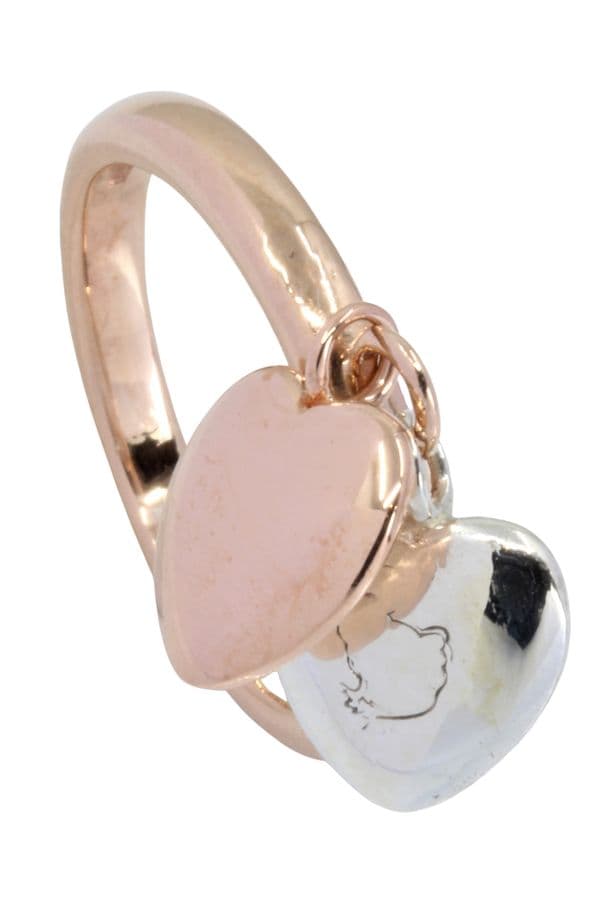 BAGUE COEURS SIGNÉE "DODO" — vue 5