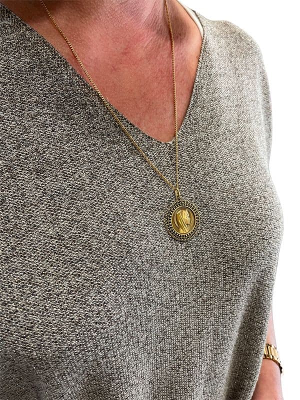 MÉDAILLE VIERGE ANCIENNE — vue 2