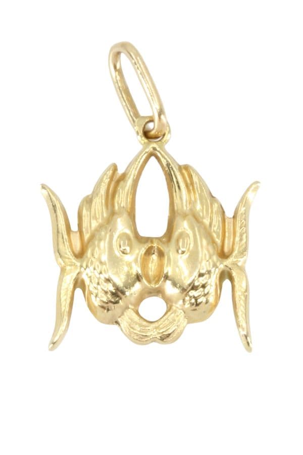 PENDENTIF MODERNE POISSONS — vue 3