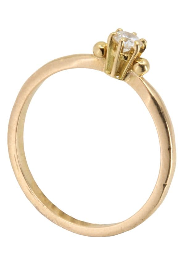 SOLITAIRE DIAMANT 0.15 CARAT — vue 6