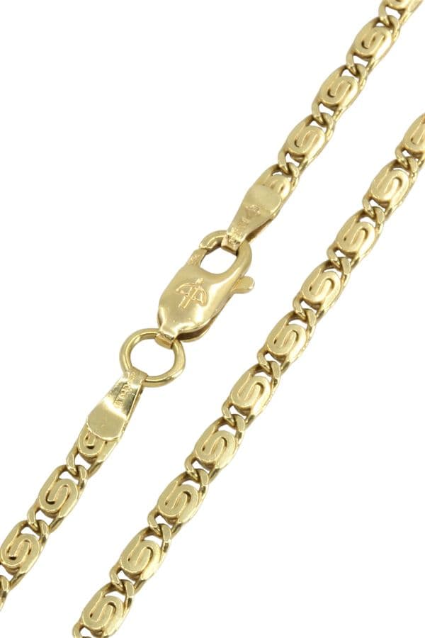 CHAINE MAILLE PLATE FANTAISIE — vue 3